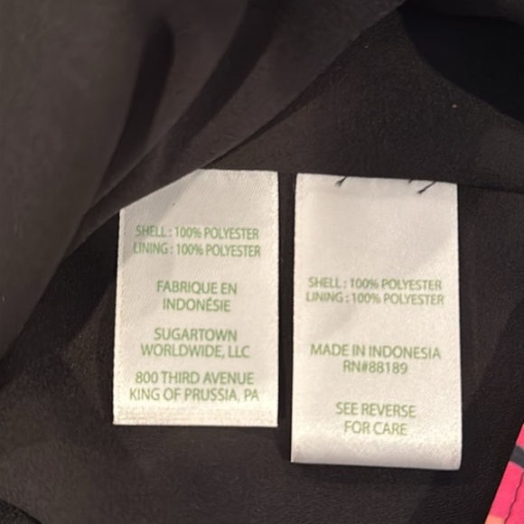 Lilly Pulitzer Imani Long Sleeve Top Blouse Tropic Floral Paradise Glow size XXS - Picture 8 of 15